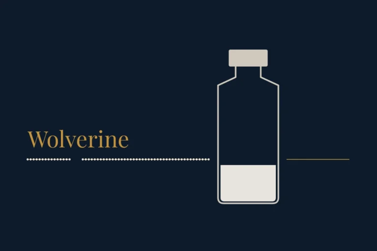 Compound Profiles card: a vial with two residue chains of 43 and 15 on a gold rule